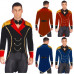 Mens Closure Shirts Shiny Metallic Sequin Adorned Buttons Dance Tops Club Wear