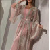Women's 2023 Pretty Diamante 2 Pcs Long Evening Dress Prom + Kimono Cardigan 276