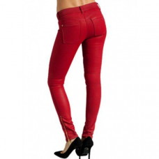 Women Leather Pant Genuine Soft Lambskin Leather Bikers Ladies Pants Trouser-040