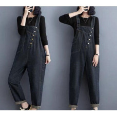 Overalls Jumpsuit Loose Women Jeans Pants Denim Suspender Trousers Straight 2023