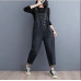 Overalls Jumpsuit Loose Women Jeans Pants Denim Suspender Trousers Straight 2023